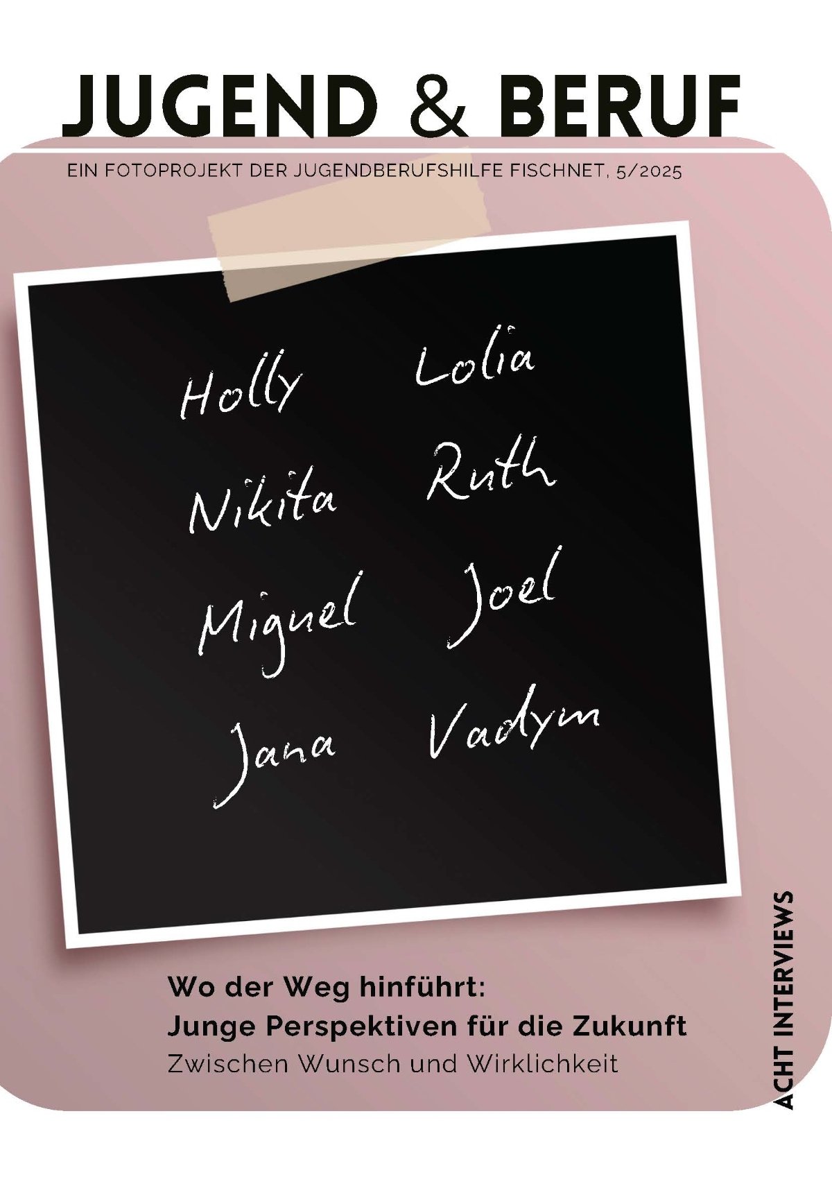 Ein Fotoprojekt der Jugendberufshilfe FischNET, Mai 2025 (c) Jugend und Beruf